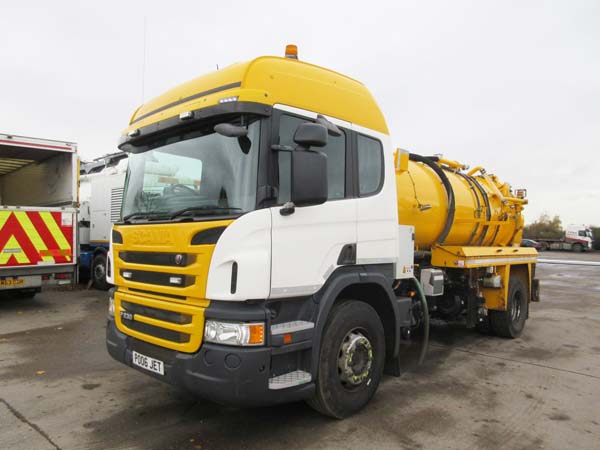 REF 37 - 2013 Scania with 2016 Whale High Volume Jet Vac Tanker For Sale
